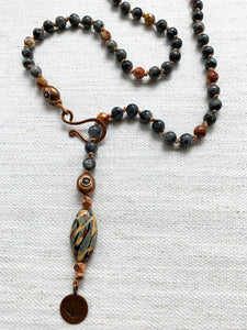 Copper Agate Necklace